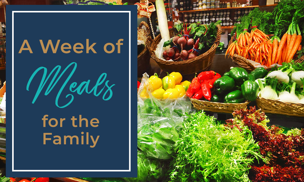 A Sample Week of Meal Plans and Grocery Budgeting