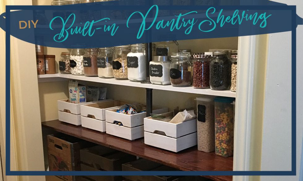 Replacing Wire Pantry Shelving with Custom Wood BuiltIns Wee CLT